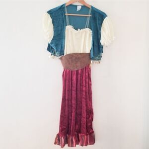 Gypsy costume with accessories scarf/earrings